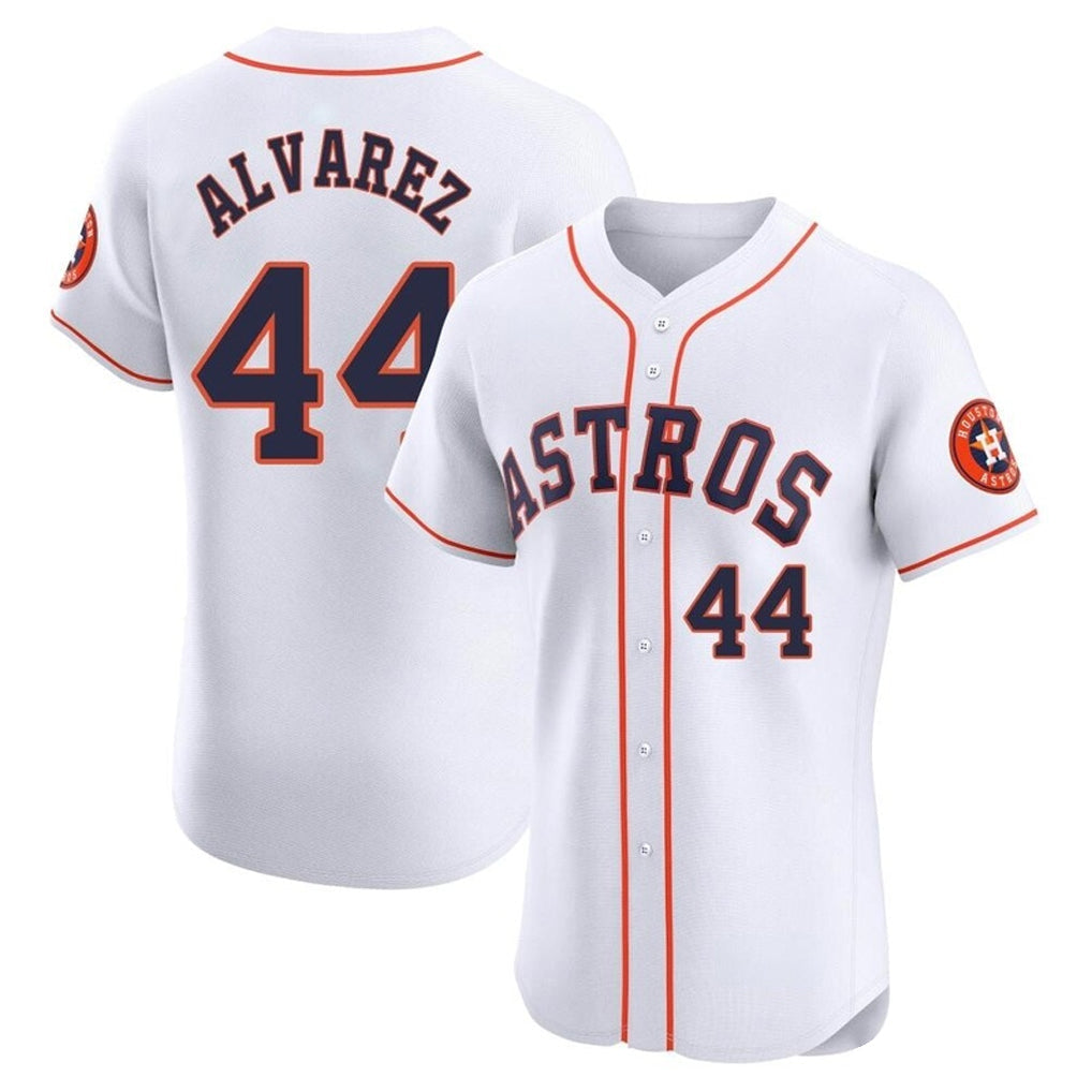 BIPIHUC H.Astros #44 Yordan Alvarez Player White Limited Elite Home Stitched Jerseys