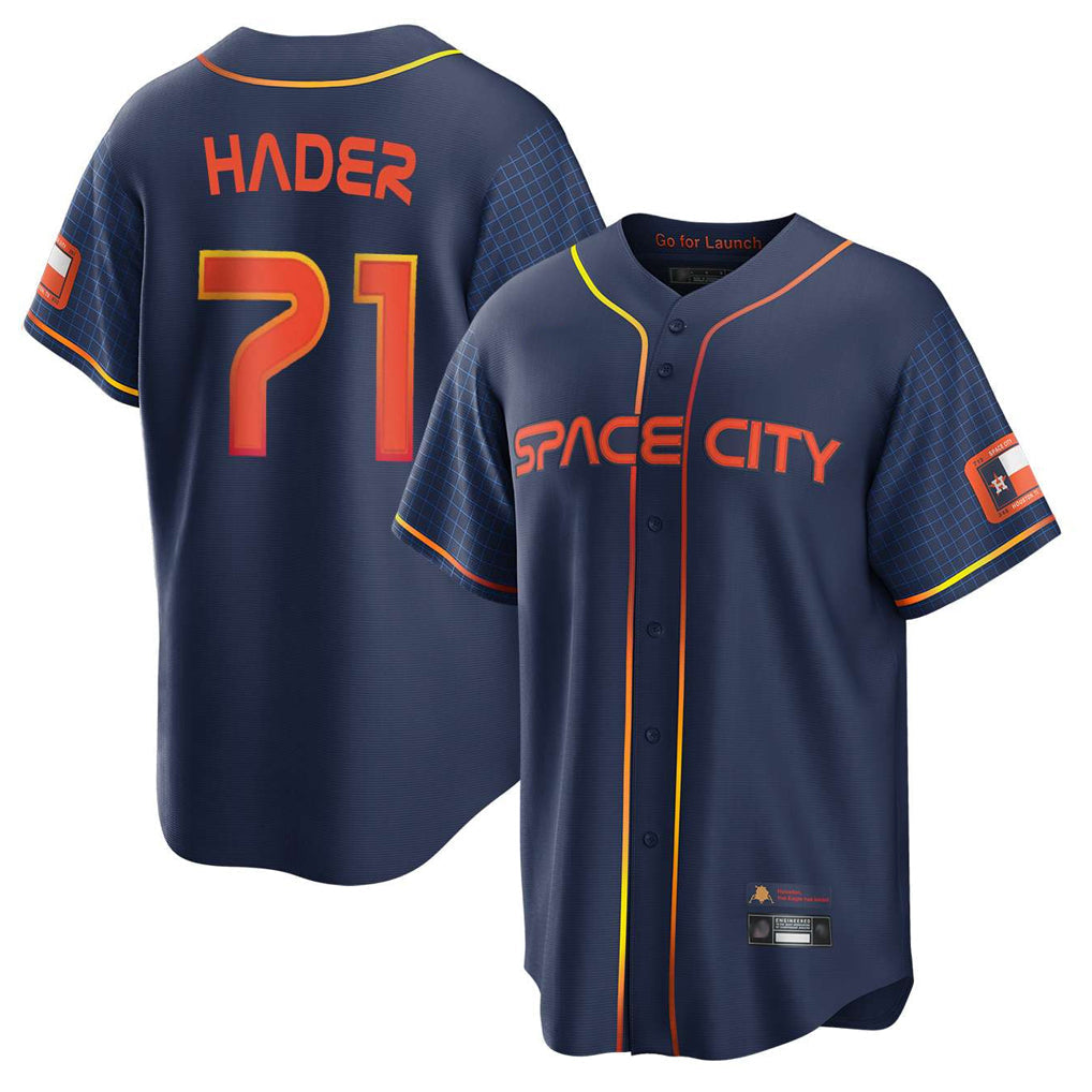 BIPIHUC H.Astros #71 Josh Hader Player Navy City Connect Home Game Stitched Jerseys