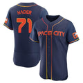 BIPIHUC H.Astros #71 Josh Hader Player Navy City Connect Limited Elite Home Stitched Jerseys