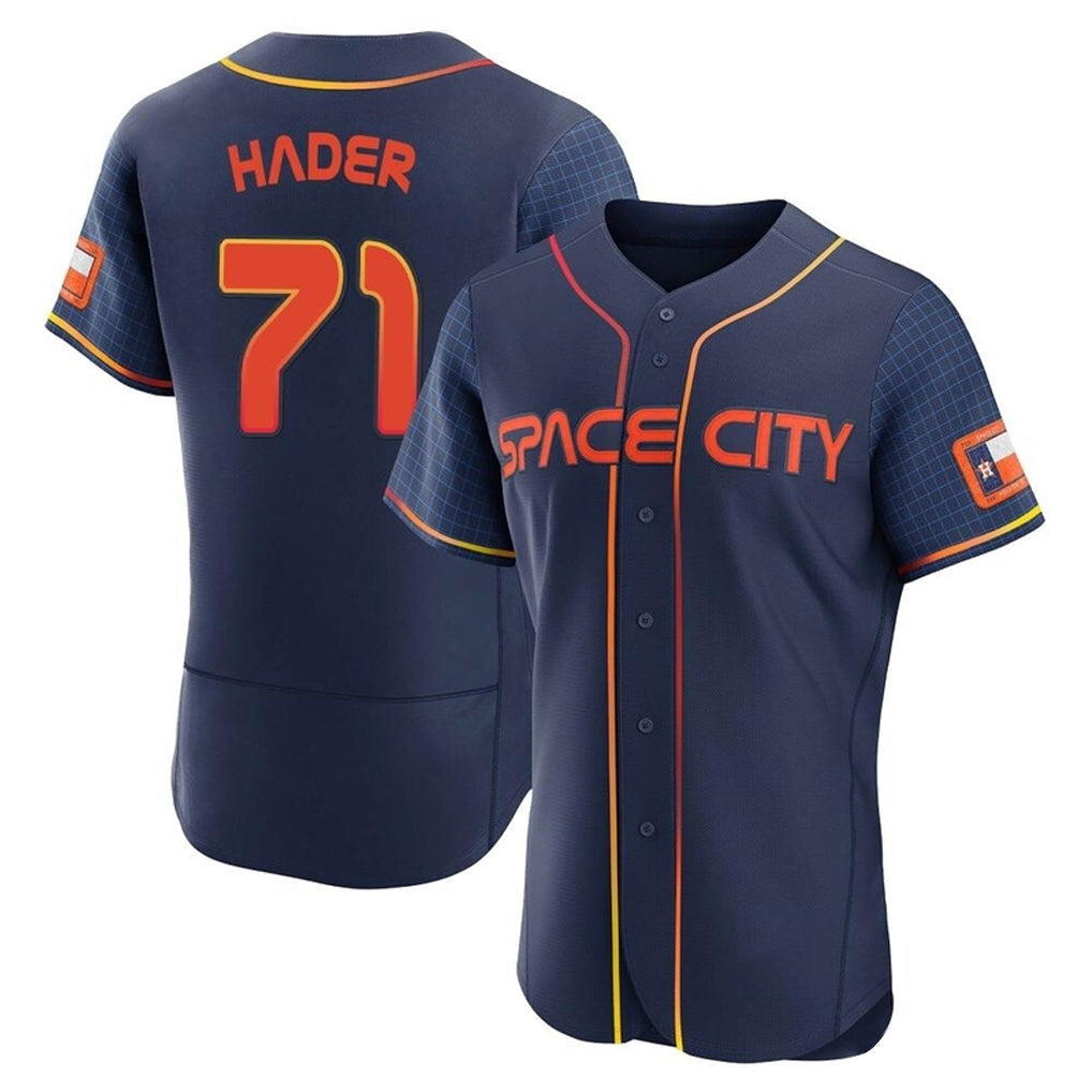 BIPIHUC H.Astros #71 Josh Hader Player Navy City Connect Limited Elite Home Stitched Jerseys