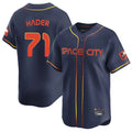 BIPIHUC H.Astros #71 Josh Hader Player Navy City Connect Limited Home Stitched Jerseys