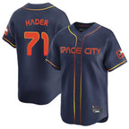 BIPIHUC H.Astros #71 Josh Hader Player Navy City Connect Limited Home Stitched Jerseys