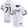 BIPIHUC H.Astros #71 Josh Hader Player White City Connect Limited Home Stitched Jerseys