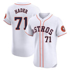 BIPIHUC H.Astros #71 Josh Hader Player White Limited Elite Home Stitched Jerseys