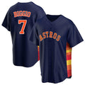 BIPIHUC H.Astros #7 Craig Biggio Player Navy Home Game Stitched Jerseys