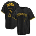 BIPIHUC H.Astros #7 Craig Biggio Player Snake Skin City Home Game Stitched Jerseys