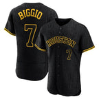 BIPIHUC H.Astros #7 Craig Biggio Player Snake Skin City Limited Elite Home Stitched Jerseys