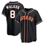 BIPIHUC H.Astros #8 Christian Walker Player Black Fashion Out Home Game Stitched Jerseys