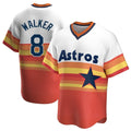BIPIHUC H.Astros #8 Christian Walker Player Rainbow Cooperstown Collection T-shirt Stitched Jerseys