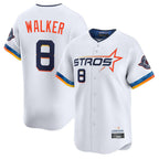 BIPIHUC H.Astros #8 Christian Walker Player White City Connect Limited Home Stitched Jerseys