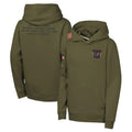 BIPIHUC H.Texans Olive Salute to Service Pullover Hoodies Limited Blank Player Stitched Jerseys