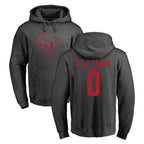BIPIHUC H.Texans #0 Azeez Al-Shaair Player Gray Pro Line Pullover Hoodie Limited Game Stitched Jerseys