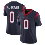 BIPIHUC H.Texans #0 Azeez Al-Shaair Player Navy Limited Vapor Untouchable Home Game Stitched Jerseys
