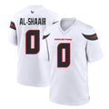 BIPIHUC H.Texans #0 Azeez Al-Shaair Player White Home Game Stitched Jerseys