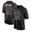 BIPIHUC H.Texans #12 Nico Collins Player Black Fashion Home Game Stitched Jerseys