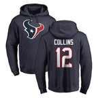 BIPIHUC H.Texans #12 Nico Collins Player Navy Pro Line Pullover Hoodie Limited Game Stitched Jerseys