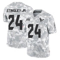 BIPIHUC H.Texans #24 Derek Stingley Jr. Player Arctic Camo Salute To Service Limited Game Stitched Jerseys