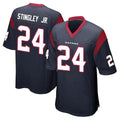 BIPIHUC H.Texans #24 Derek Stingley Jr. Player Navy Home Game Stitched Jerseys