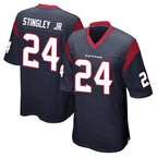 BIPIHUC H.Texans #24 Derek Stingley Jr. Player Navy Home Game Stitched Jerseys