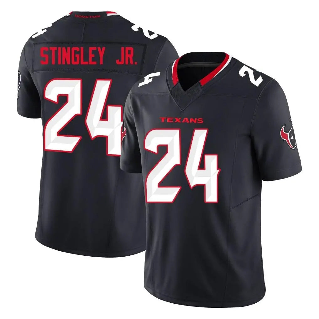 BIPIHUC H.Texans #24 Derek Stingley Jr. Player Navy Limited Alternate Vapor F.U.S.E. Home Game Stitched Jerseys
