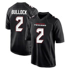 BIPIHUC H.Texans #2 Calen Bullock Player Carbon Black Fashion Home Game Stitched Jerseys