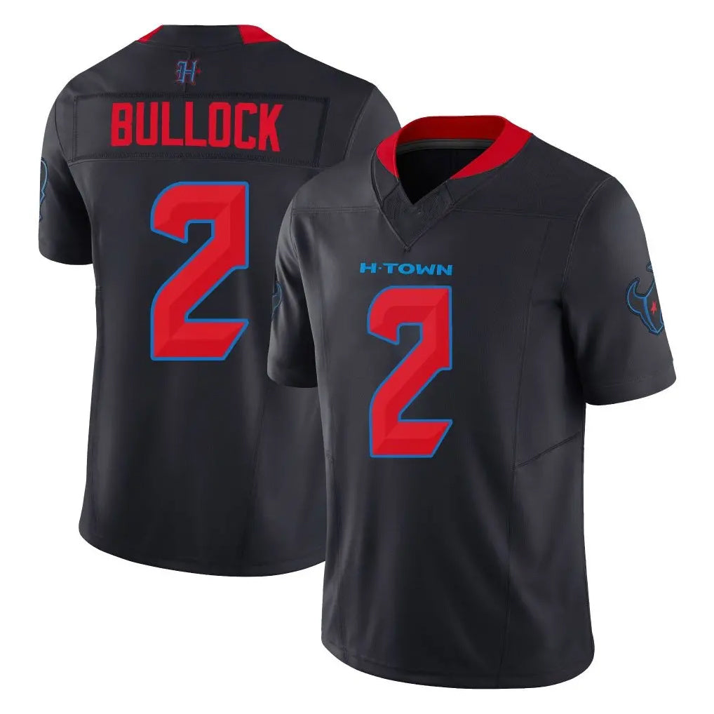 BIPIHUC H.Texans #2 Calen Bullock Player Navy Limited 2nd Alternate Vapor F.U.S.E. Home Game Stitched Jerseys