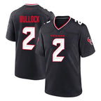 BIPIHUC H.Texans #2 Calen Bullock Player Navy Team Home Game Stitched Jerseys