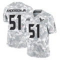 BIPIHUC H.Texans #51 Will Anderson Jr. Player Arctic Camo Salute To Service Limited Game Stitched Jerseys