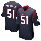 BIPIHUC H.Texans #51 Will Anderson Jr. Player Navy Home Game Stitched Jerseys