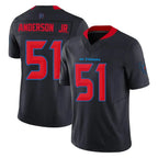 BIPIHUC H.Texans #51 Will Anderson Jr. Player Navy Limited 2nd Alternate Vapor F.U.S.E. Home Game Stitched Jerseys
