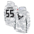 BIPIHUC H.Texans #55 Danielle Hunter Player Arctic Camo Salute to Service Hoodies Limited Game Stitched Jerseys