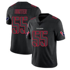 BIPIHUC H.Texans #55 Danielle Hunter Player Black Impact Limited Game Stitched Jerseys
