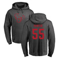 BIPIHUC H.Texans #55 Danielle Hunter Player Gray Pro Line Pullover Hoodie Limited Game Stitched Jerseys