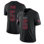 BIPIHUC H.Texans #5 Jalen Pitre Player Black Impact Limited Game Stitched Jerseys