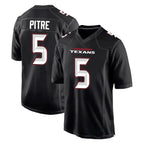 BIPIHUC H.Texans #5 Jalen Pitre Player Carbon Black Fashion Home Game Stitched Jerseys