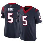 BIPIHUC H.Texans #5 Jalen Pitre Player Navy Limited Vapor F.U.S.E. Home Game Stitched Jerseys