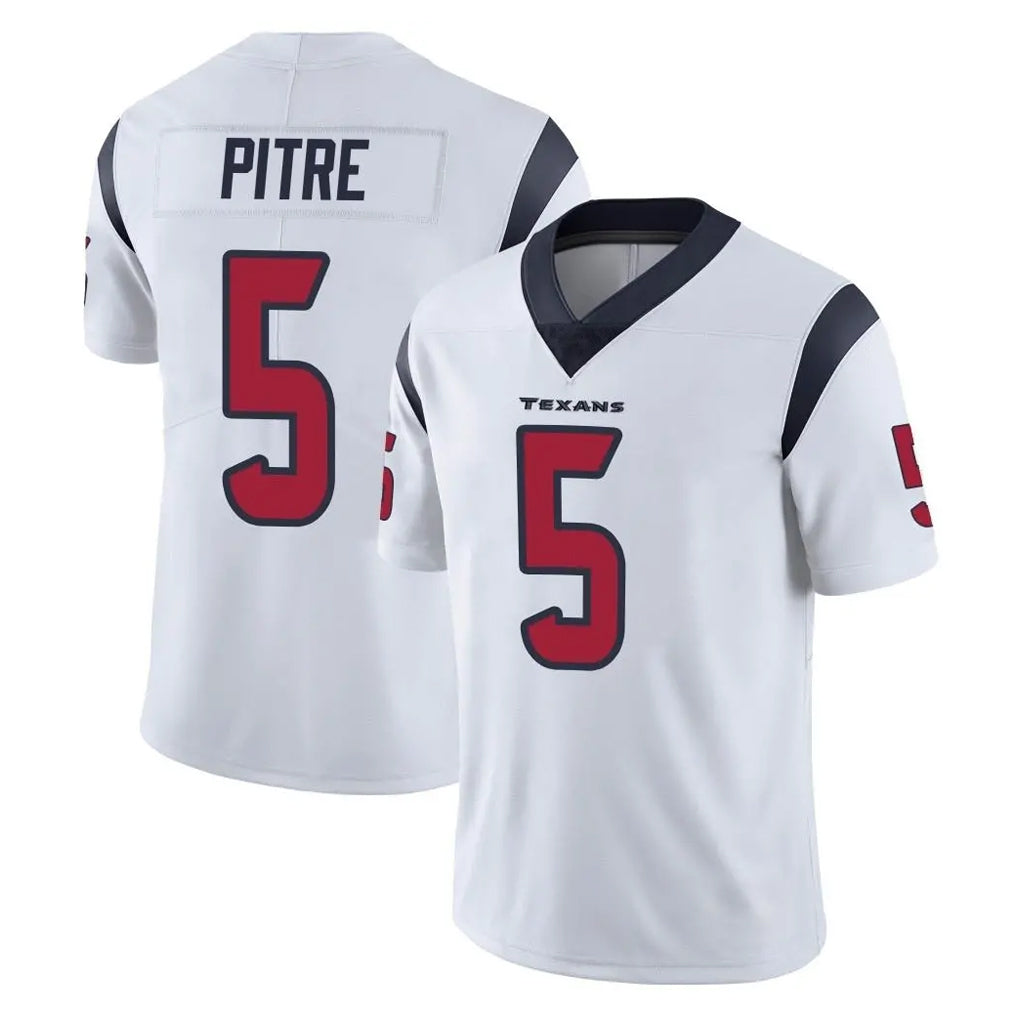 BIPIHUC H.Texans #5 Jalen Pitre Player White Limited Vapor Untouchable Home Game Stitched Jerseys