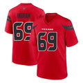 BIPIHUC H.Texans #69 Ed Ingram Player Red Alternate Home Game Stitched Jerseys