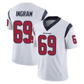 BIPIHUC H.Texans #69 Ed Ingram Player White Limited Vapor Untouchable Home Game Stitched Jerseys