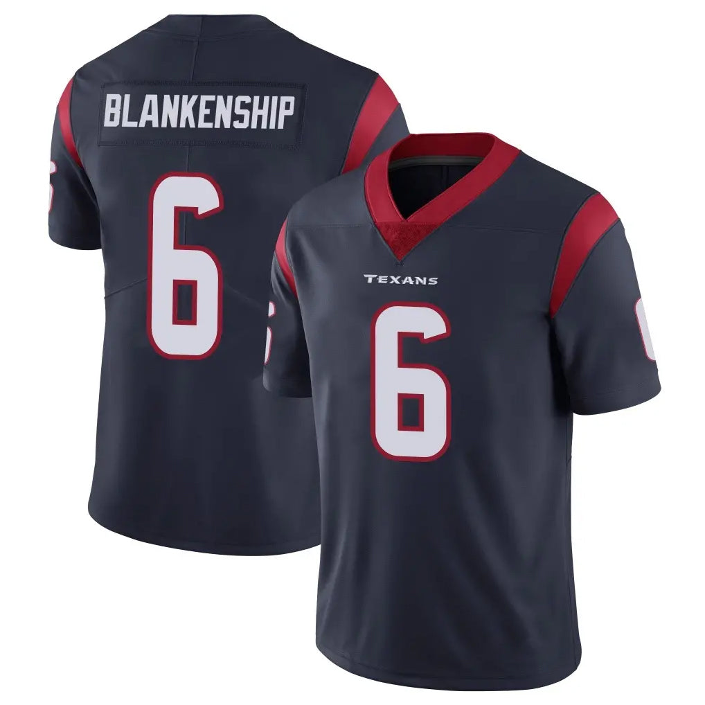 BIPIHUC H.Texans #6 Reed Blankenship Player Navy Limited Vapor Untouchable Home Game Stitched Jerseys