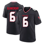 BIPIHUC H.Texans #6 Reed Blankenship Player Navy Team Home Game Stitched Jerseys