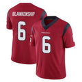 BIPIHUC H.Texans #6 Reed Blankenship Player Red Limited Vapor Untouchable Home Game Stitched Jerseys