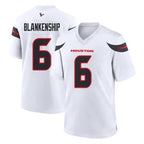 BIPIHUC H.Texans #6 Reed Blankenship Player White Home Game Stitched Jerseys