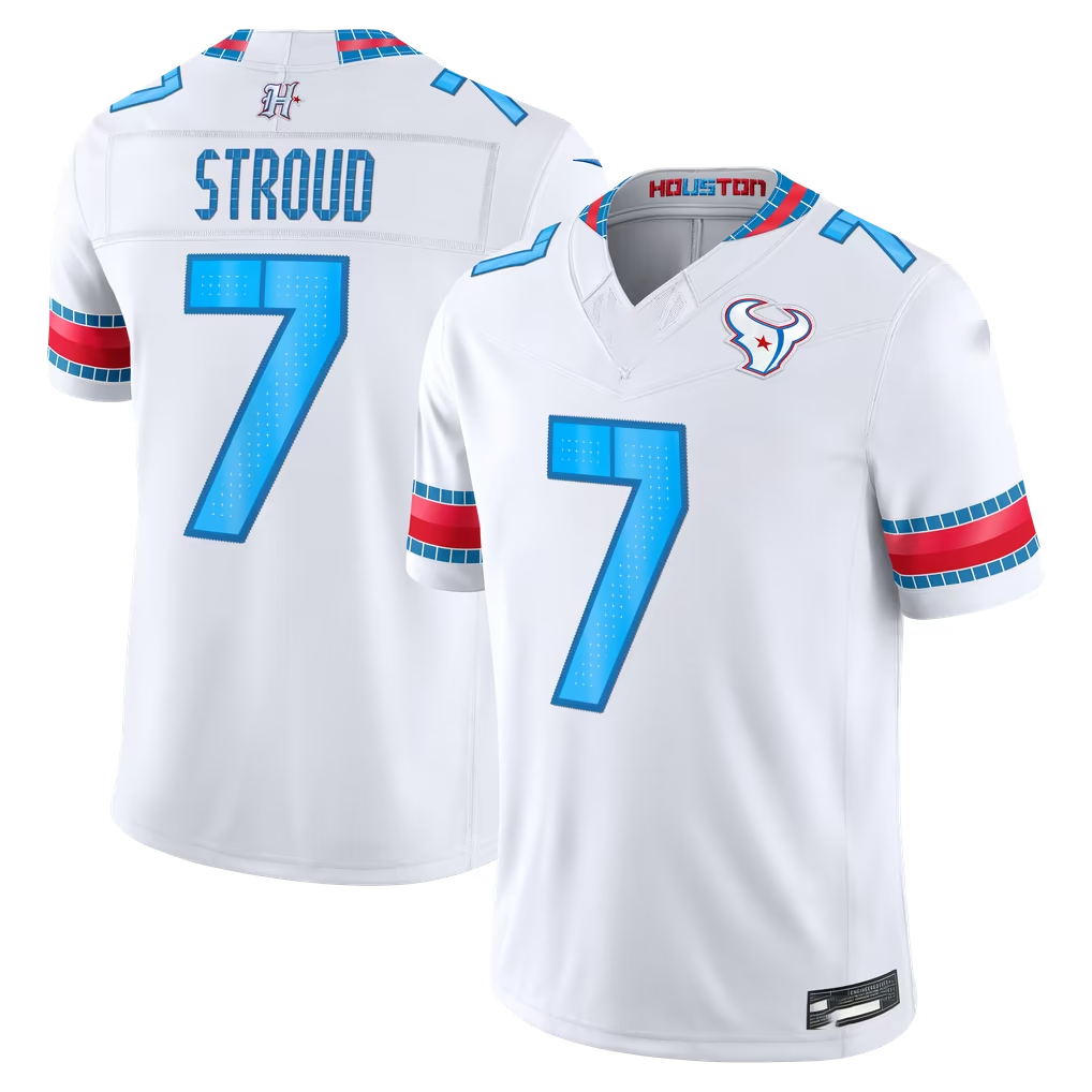 BIPIHUC H.Texans #7 C.J. Stroud White 2026 Rivalries Collection Limited Stitched Jerseys