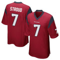 BIPIHUC H.Texans #7 CJ Stroud Player Red Home Game Stitched Jerseys