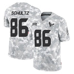 BIPIHUC H.Texans #86 Dalton Schultz Player Arctic Camo Salute To Service Limited Game Stitched Jerseys