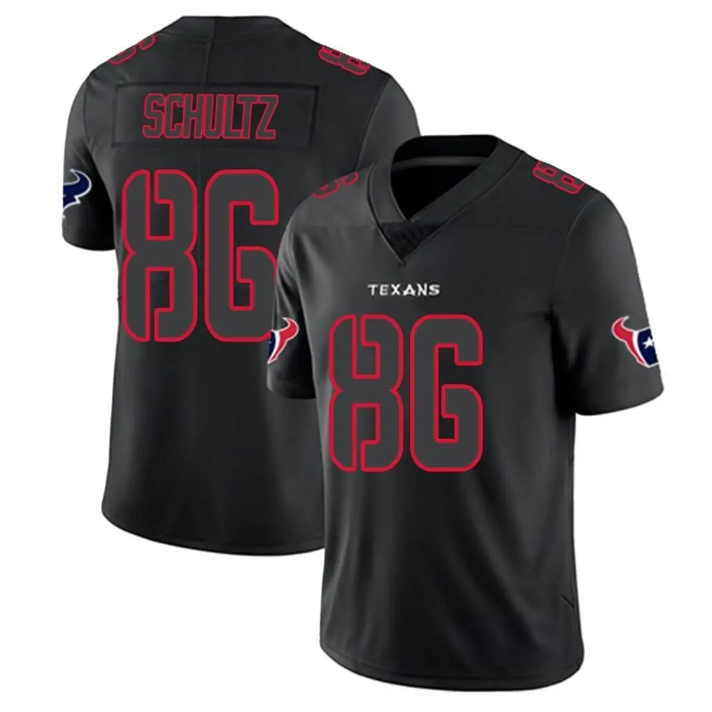 BIPIHUC H.Texans #86 Dalton Schultz Player Black Impact Limited Game Stitched Jerseys