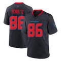BIPIHUC H.Texans #86 Dalton Schultz Player Navy 2nd Alternate Home Game Stitched Jerseys