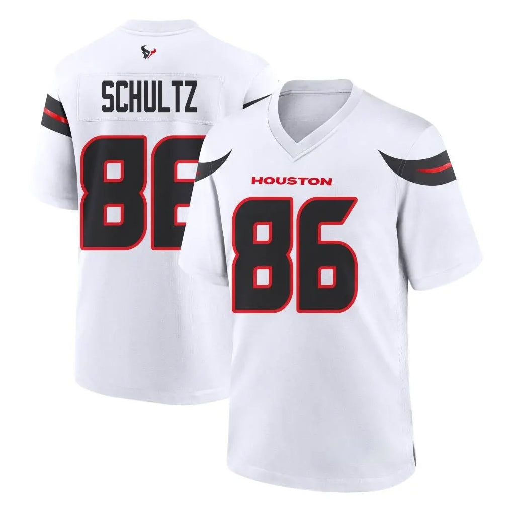 BIPIHUC H.Texans #86 Dalton Schultz Player White Home Game Stitched Jerseys