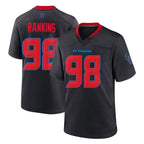 BIPIHUC H.Texans #98 Sheldon Rankins Player Navy 2nd Alternate Home Game Stitched Jerseys